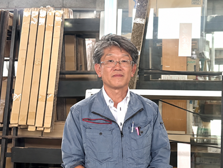 株式会社 田中ガラス 代表取締役社長 澤 潤生